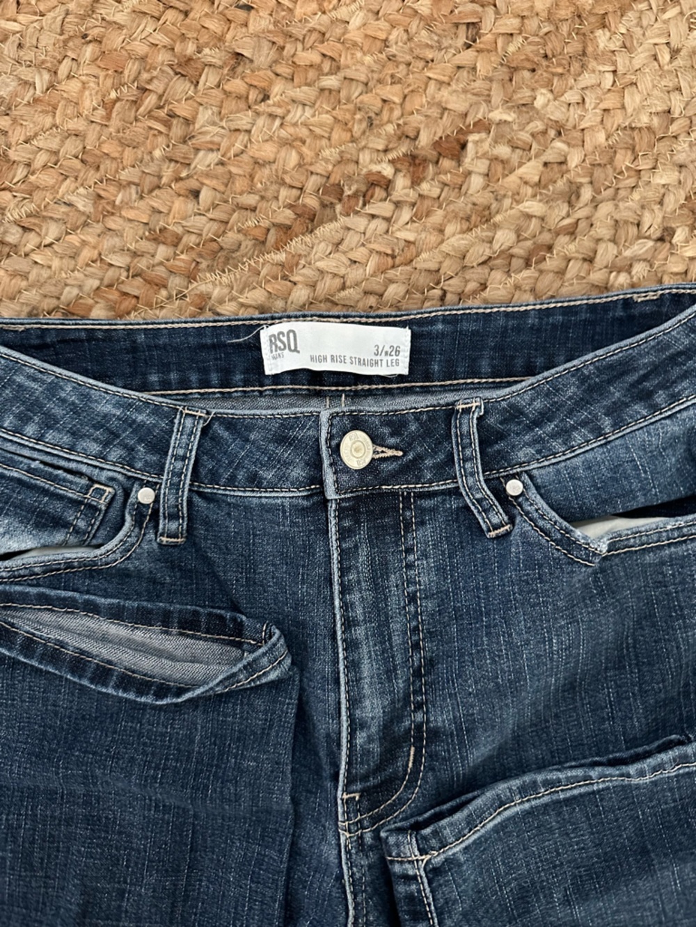 RSQ HIGH RISE STRAIGHT JEANS - Picture 2 of 6